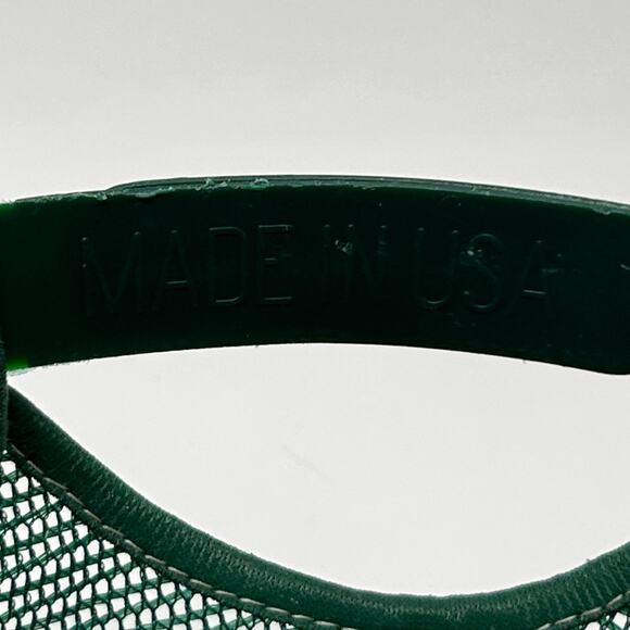 Vintage 90s Hasties Capitol Sand Gravel Co Trucker Hat Cap Sacramento Red USA - Picture 9 of 10